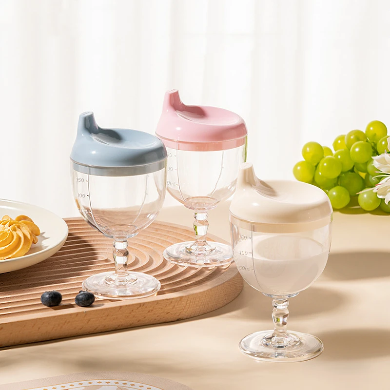 Novelty Wine Glass Shaped Sippy Cup with Lid Baby Learning Drinking Bottle Kids Toldder Nursing Bottle Infant Feeding Cups
Novelty Wine Glass Shaped Sippy Cup with Lid Baby Learning Drinking Bottle Kids Toldder Nursing Bottle Infant Feeding Cups