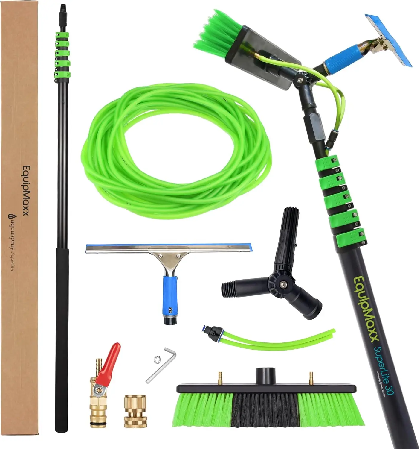 30 Feet Solar Panel Cleaning Brush & Pole Window Cleaner Window Cleaning Solution (Glass, Solar Panel, etc.) Professional Tool W
30 Feet Solar Panel Cleaning Brush & Pole Window Cleaner Window Cleaning Solution (Glass, Solar Panel, etc.) Professional Tool W