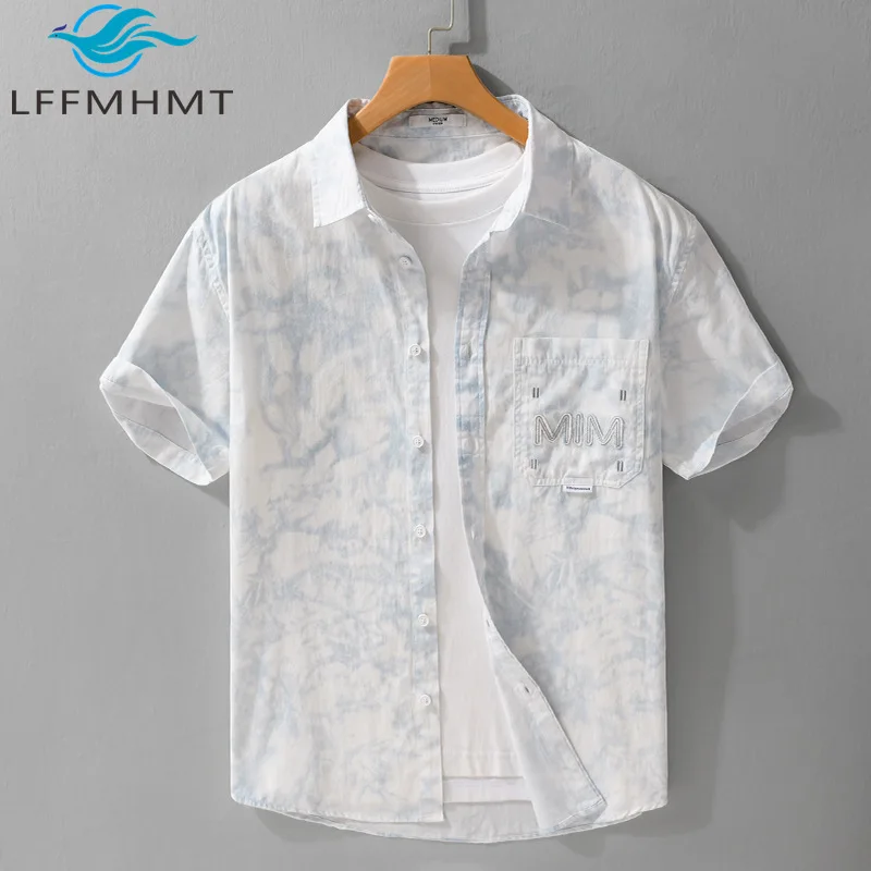 Summer New Fashion Men's Casual Shirt Vintage Print Loose Fit Short Sleeve Lapel Blouse Youth Trendy Streetwear Tops Male
Summer New Fashion Men's Casual Shirt Vintage Print Loose Fit Short Sleeve Lapel Blouse Youth Trendy Streetwear Tops Male