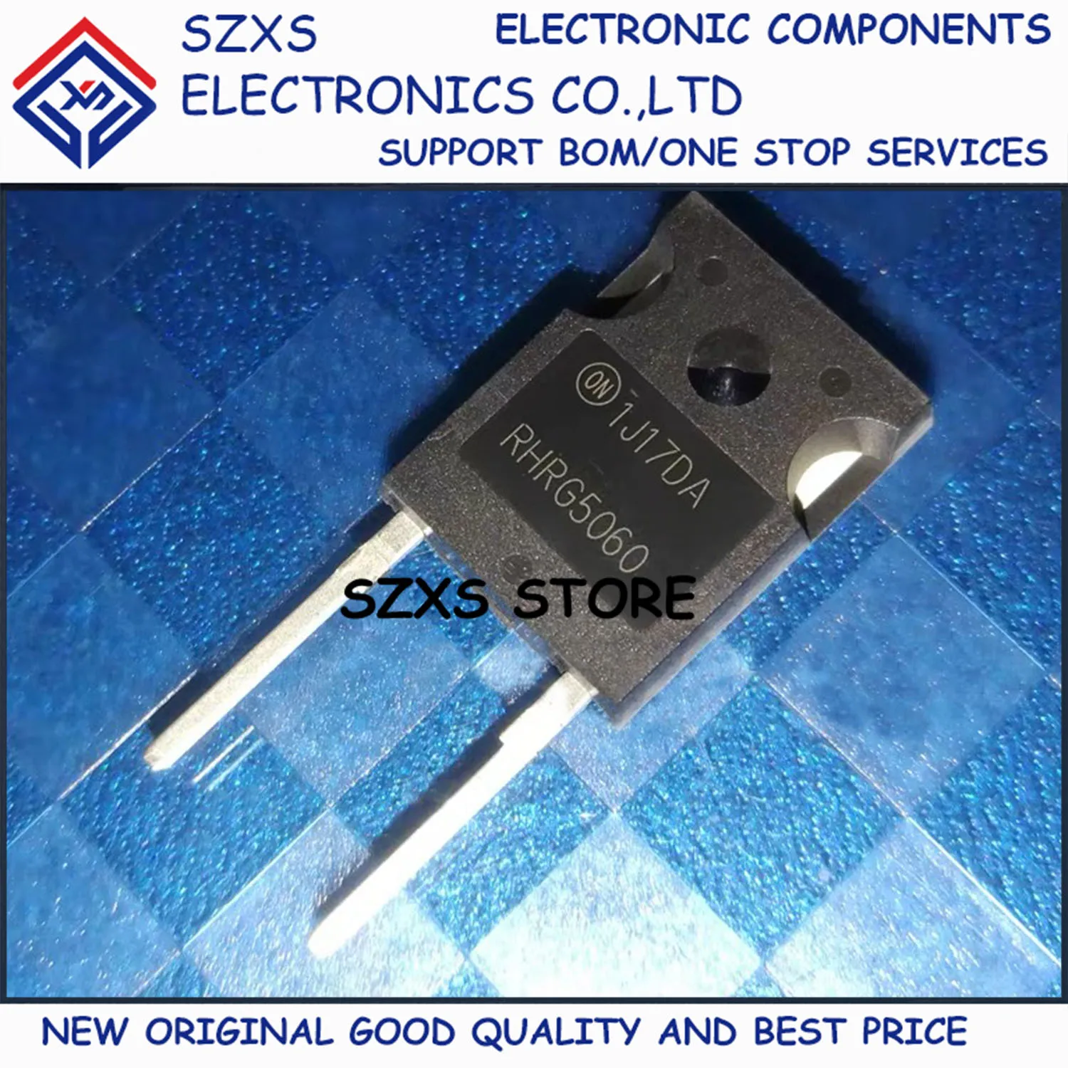 New Original 10Pcs RHRG5060 RURG5060 TO-247-2 600V 50A Fast Recovery Diode In Stock Electronic Components Good Quality
New Original 10Pcs RHRG5060 RURG5060 TO-247-2 600V 50A Fast Recovery Diode In Stock Electronic Components Good Quality