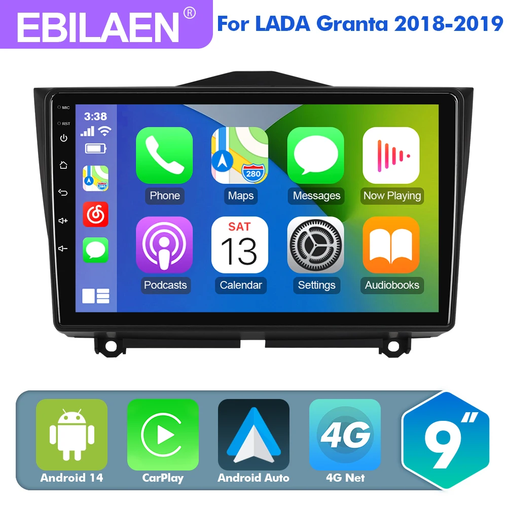 Автомобильный мультимедийный плеер для LADA Granta 2018 2019 Android 10.0, автомобильный радиоприемник, стерео навигация, авторадио, GPS-магнитофон, Carplay 4G
Автомобильный мультимедийный плеер для LADA Granta 2018 2019 Android 10.0, автомобильный радиоприемник, стерео навигация, авторадио, GPS-магнитофон, Carplay 4G