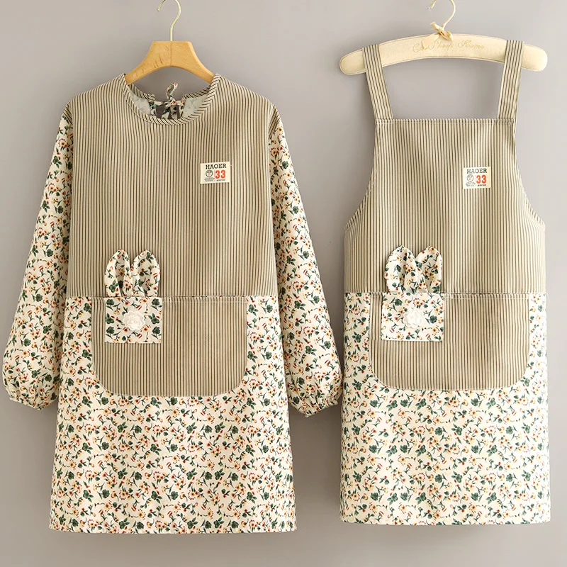 New Long Sleeve Canvas Apron Women's Kitchen Home Use Waterproof Breathable Cooking Korean Style Coverall Workwear Adult Wear...
New Long Sleeve Canvas Apron Women's Kitchen Home Use Waterproof Breathable Cooking Korean Style Coverall Workwear Adult Wear...