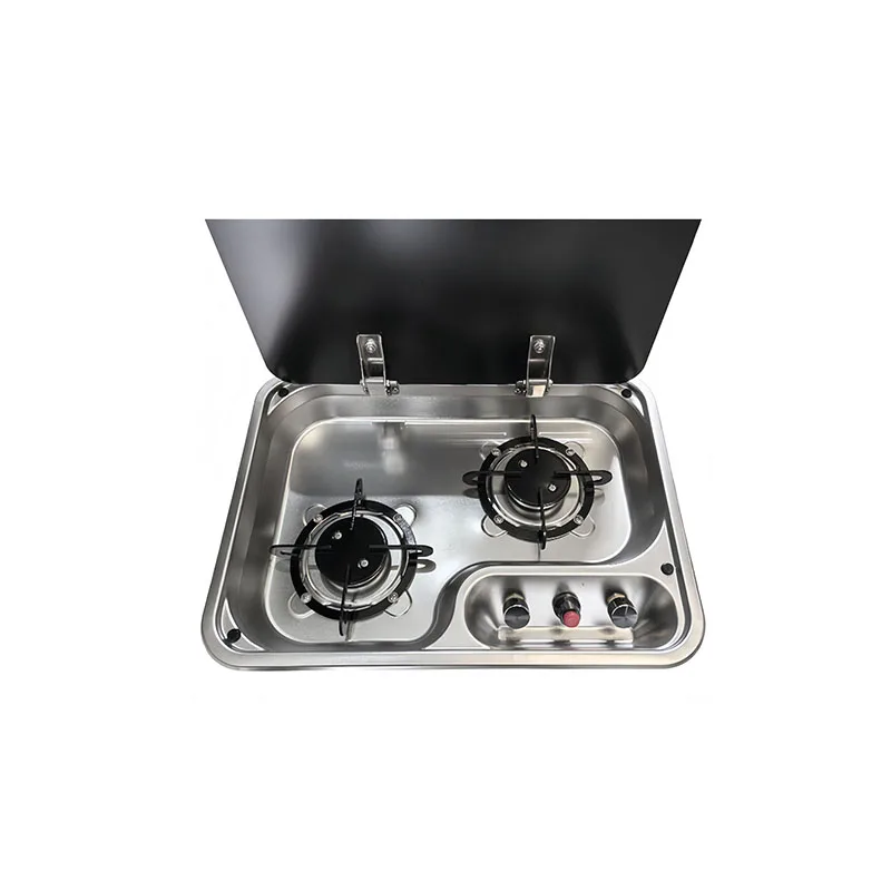 Camping Gas Cooket Mini Size RV Gas Stove 304 Stainless Steel With Dual Burner Caravan Boat Yacht
Camping Gas Cooket Mini Size RV Gas Stove 304 Stainless Steel With Dual Burner Caravan Boat Yacht