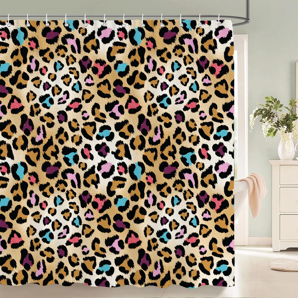1 Pcs Modern leopard pattern print polyester shower curtain bathroom water-blocking partition curtain home decorative curtain
1 Pcs Modern leopard pattern print polyester shower curtain bathroom water-blocking partition curtain home decorative curtain