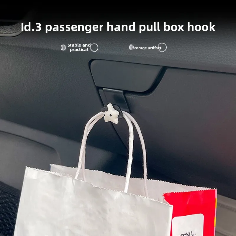 Car Passenger Glove Box Hook Personalized Bow Trolley Box Hook Storage Artifact Interior Modification for Volkswagen ID3
Car Passenger Glove Box Hook Personalized Bow Trolley Box Hook Storage Artifact Interior Modification for Volkswagen ID3