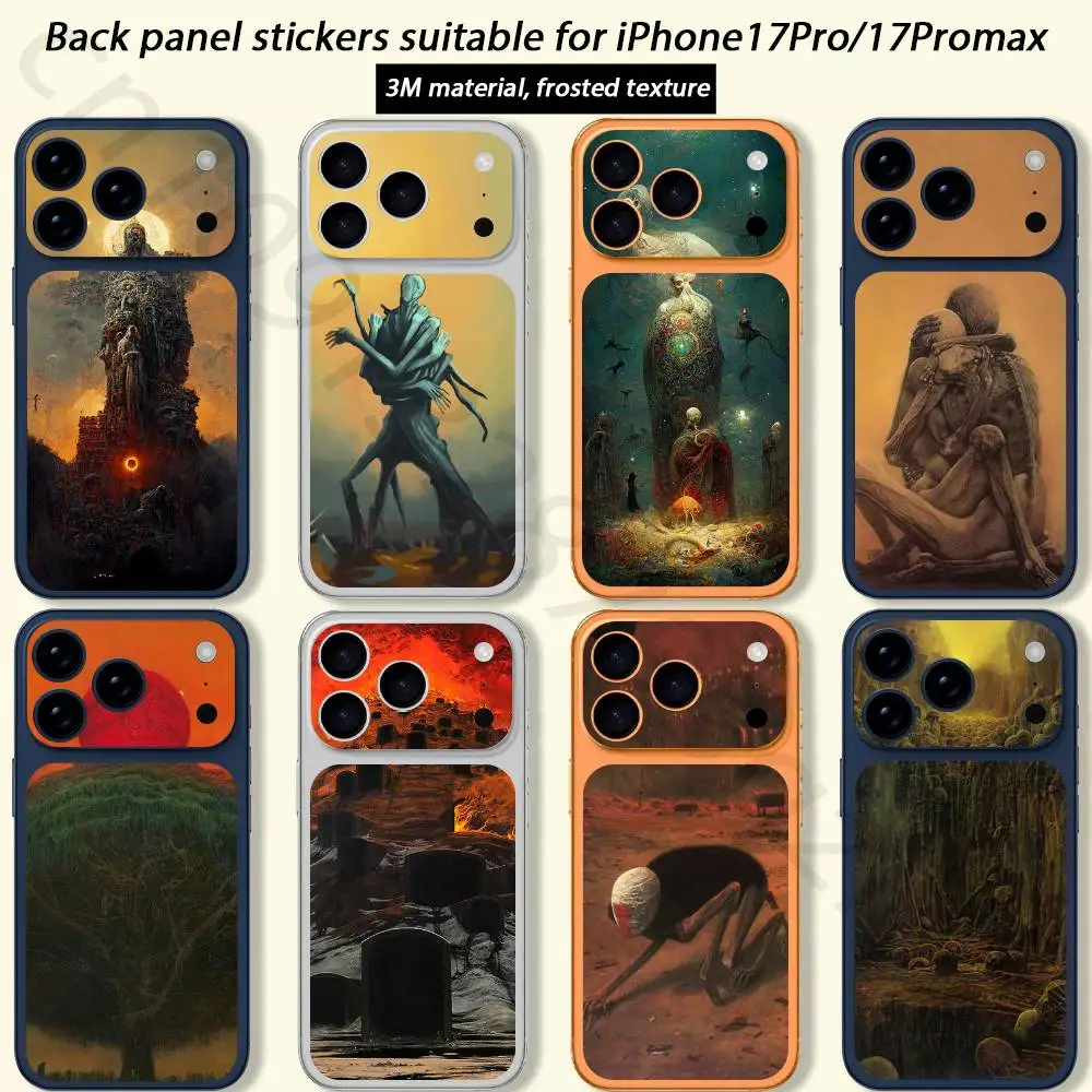 Z-Zdzislaw-Beksinskis For iPhone 17 pro Max 17 pro Full Cover Decal Skin Wrap 3D Colorful Rear Protective Sticker Film
Z-Zdzislaw-Beksinskis For iPhone 17 pro Max 17 pro Full Cover Decal Skin Wrap 3D Colorful Rear Protective Sticker Film