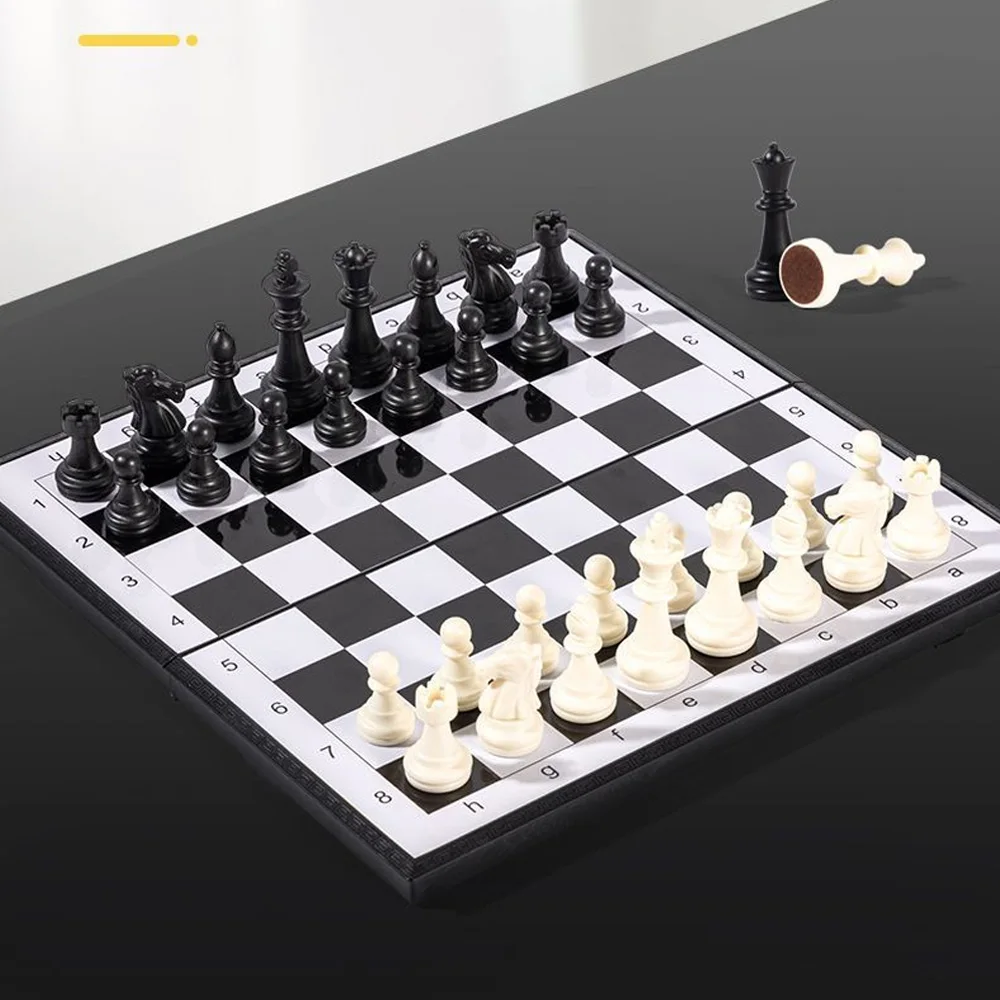 3-in-1 Magnetic Chess Set Board Game Portable Tabletop Game Casual Intellectual Toy for Adults with Storage Box
3-in-1 Magnetic Chess Set Board Game Portable Tabletop Game Casual Intellectual Toy for Adults with Storage Box