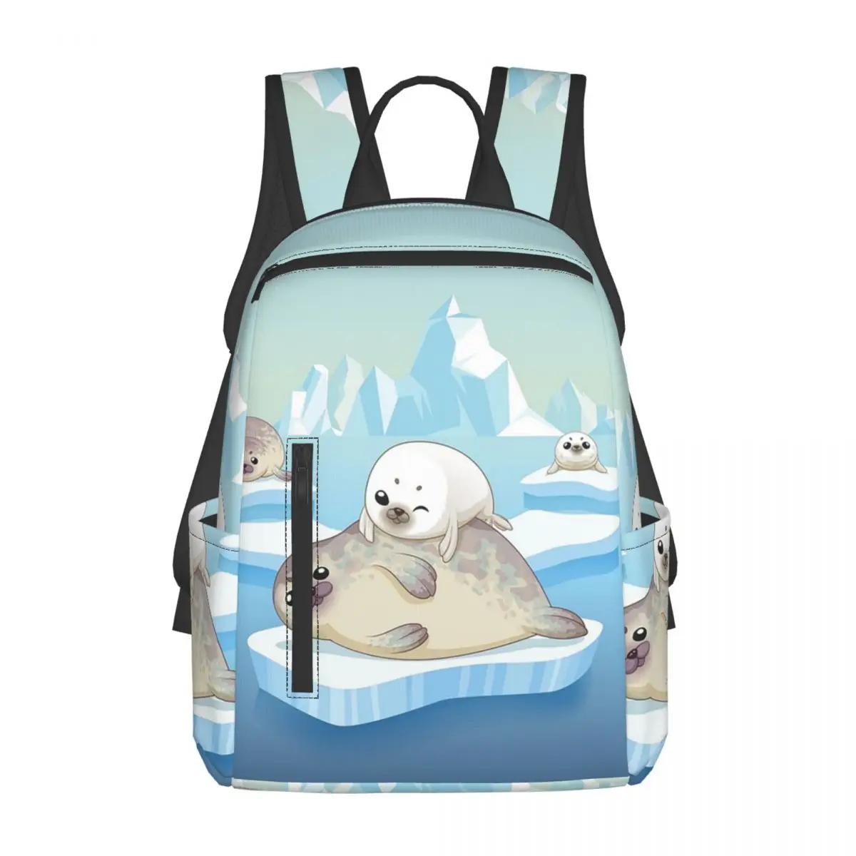 Рюкзак с милыми мультяшными персонажами-тюленями, вместительный, для детей, школьный рюкзак, сумка через плечо для мужчин и женщин
Рюкзак с милыми мультяшными персонажами-тюленями, вместительный, для детей, школьный рюкзак, сумка через плечо для мужчин и женщин