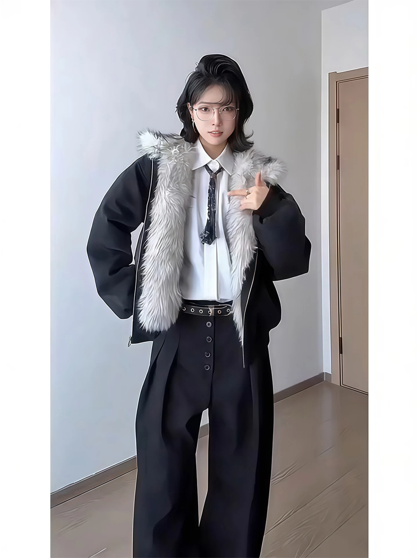 Мужская утепленная куртка с меховым воротником, американский стиль, из овечьего бархата, хлопковое пальто, теплое, молодежное, свободного кроя, с длинными рукавами, на молнии
Мужская утепленная куртка с меховым воротником, американский стиль, из овечьего бархата, хлопковое пальто, теплое, молодежное, свободного кроя, с длинными рукавами, на молнии