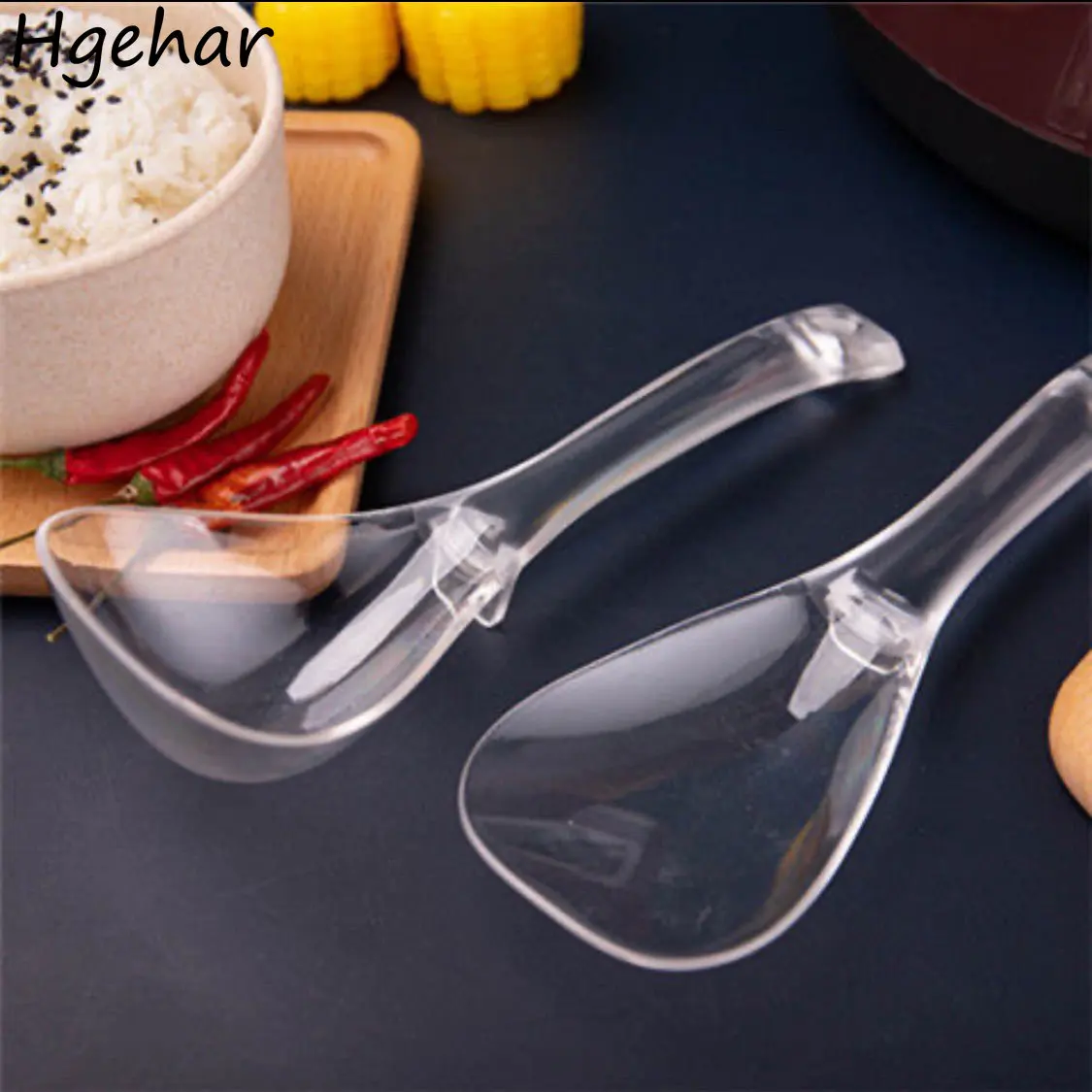 Transparent Rice Spoon Non-stick High Temperature Resistant Cooker Scoop Plastic Tableware Cooking Tools Household Paddle
Transparent Rice Spoon Non-stick High Temperature Resistant Cooker Scoop Plastic Tableware Cooking Tools Household Paddle