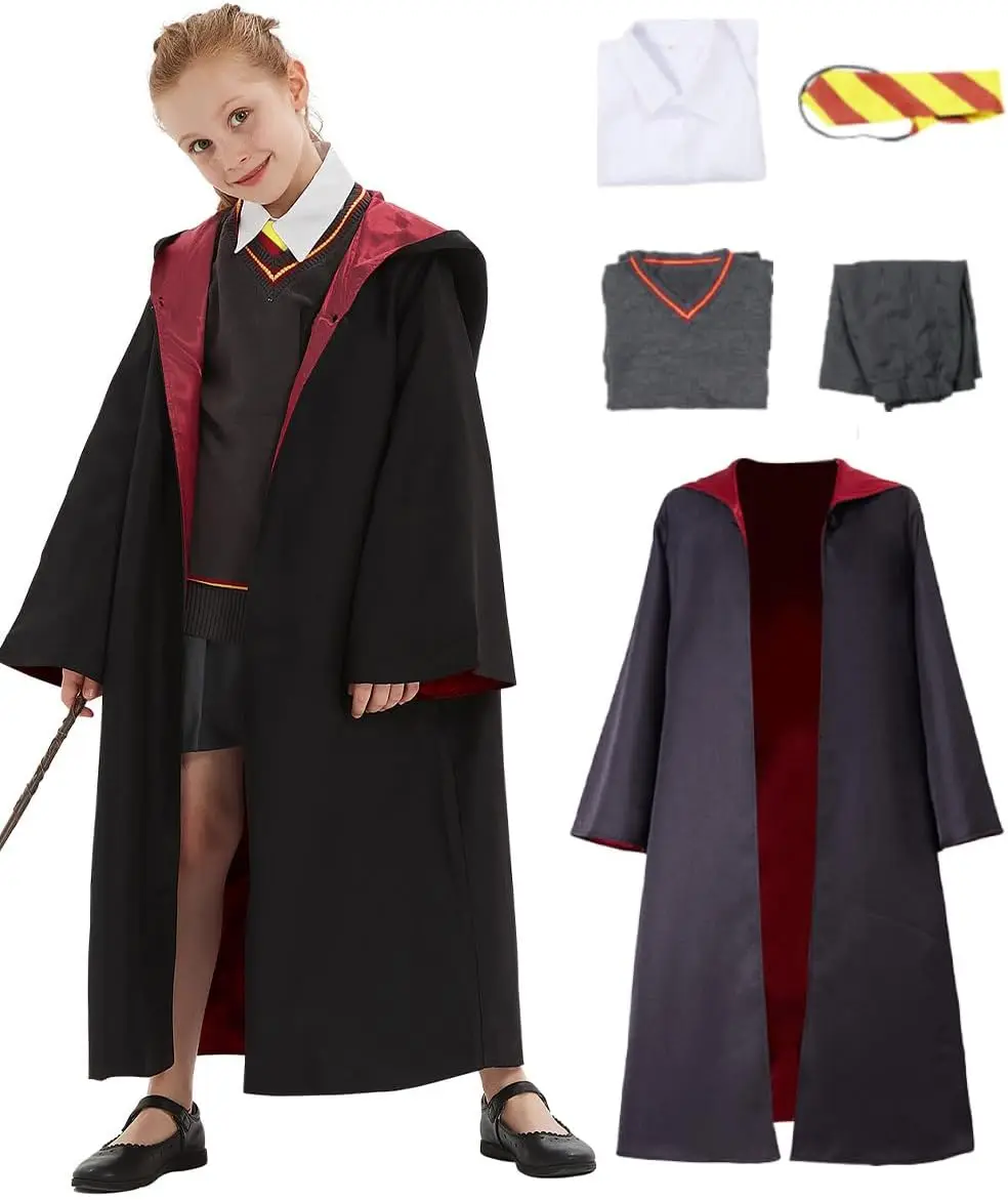 Witch Cosplay Costume Magic School Uniform Robe Cloak Skirt Shirt Halloween Props
Witch Cosplay Costume Magic School Uniform Robe Cloak Skirt Shirt Halloween Props