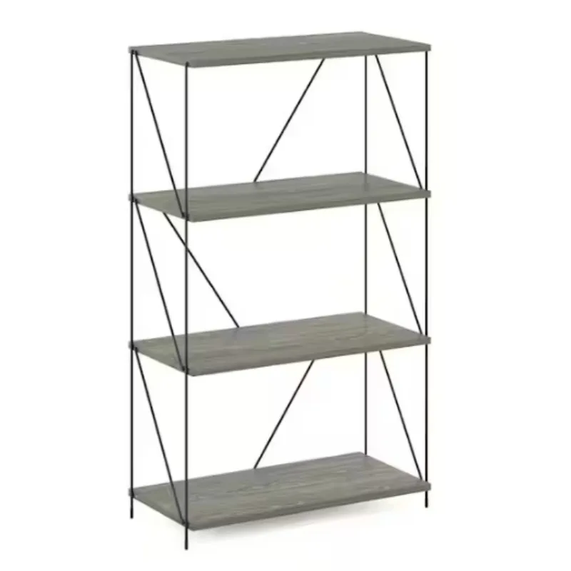 Industrial Multipurpose Flat Base Bookshelf, Bookcase with Metal Frame, suitable for living room, bedroom, utility room, kitchen
Industrial Multipurpose Flat Base Bookshelf, Bookcase with Metal Frame, suitable for living room, bedroom, utility room, kitchen