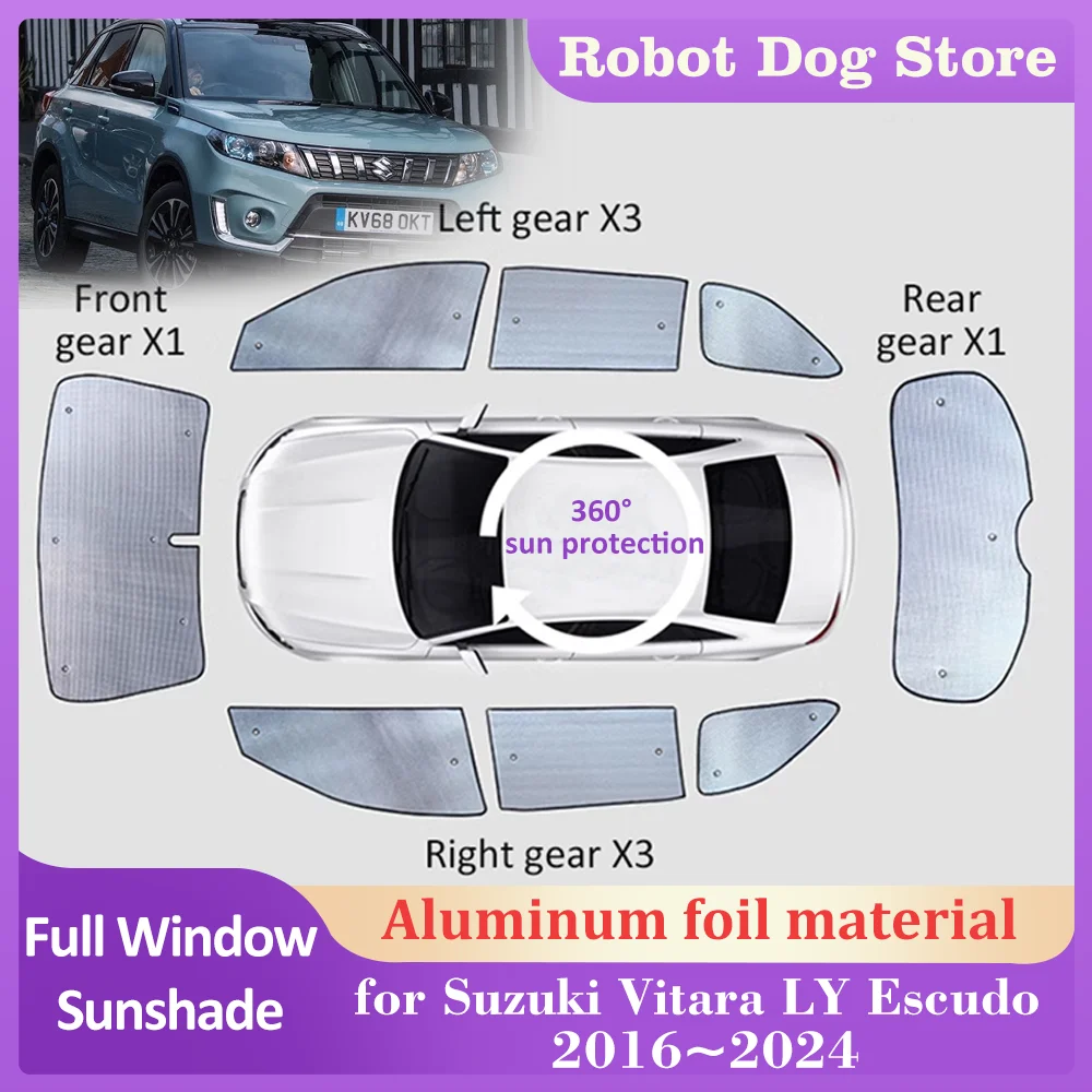 Car Sunshades Mat for Suzuki Vitara LY Escudo 2016~2024 2017 Roof Windows Sun Visor Sunroof Windshield Curtain Cover Accessories
Car Sunshades Mat for Suzuki Vitara LY Escudo 2016~2024 2017 Roof Windows Sun Visor Sunroof Windshield Curtain Cover Accessories