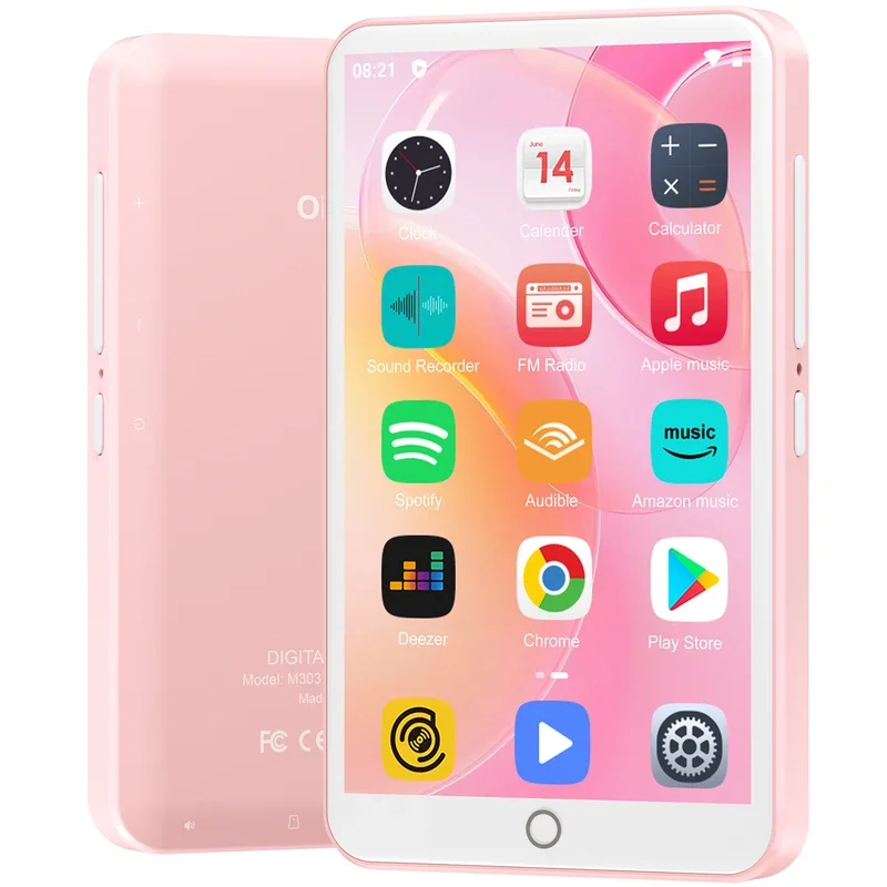 80GB MP3 Player Android 9.0 with Bluetooth and WiFi, 4.0-inch touchscreen with speakers, FM radio, eBooks, capacity up to 512GB
80GB MP3 Player Android 9.0 with Bluetooth and WiFi, 4.0-inch touchscreen with speakers, FM radio, eBooks, capacity up to 512GB