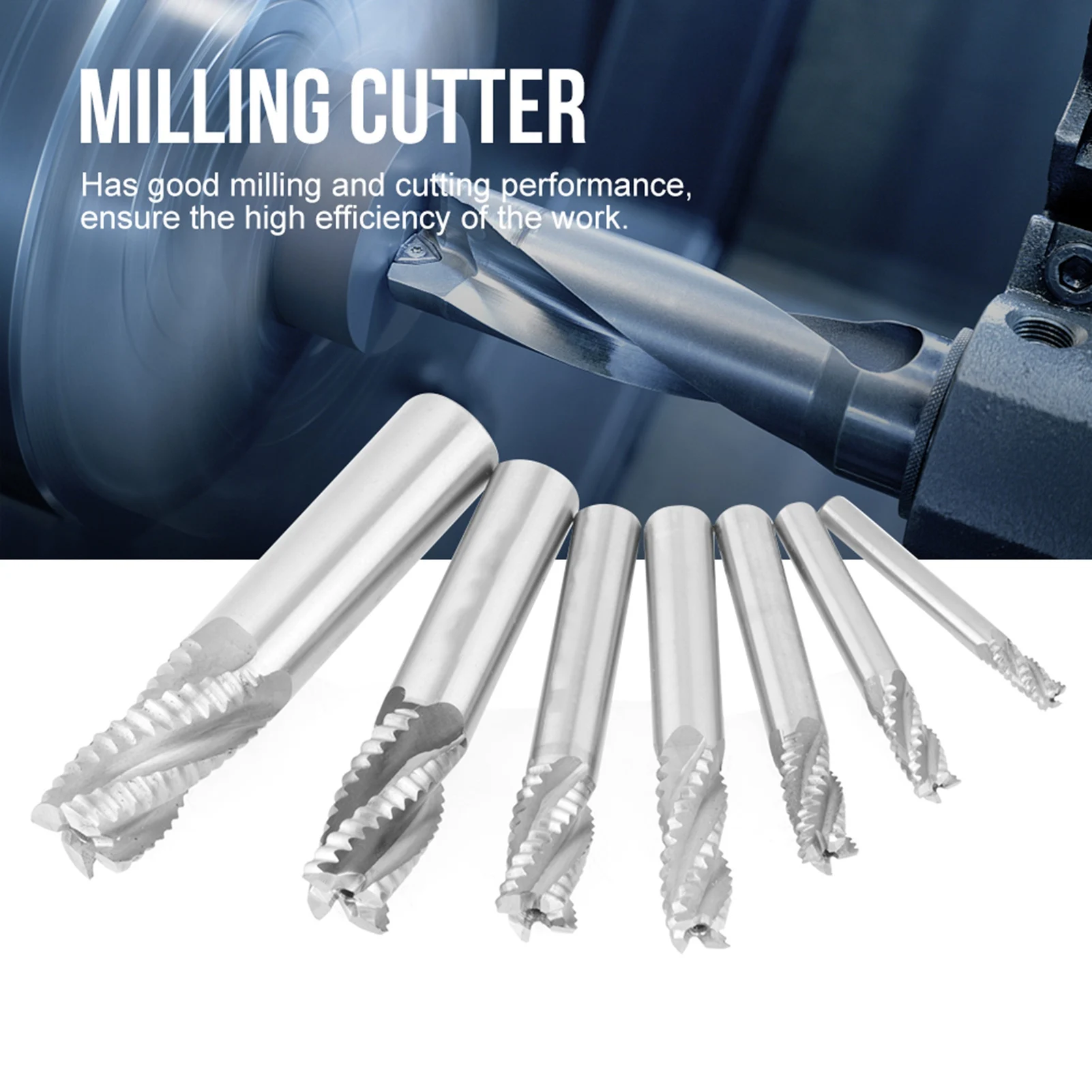 /set 4 Flutes 6-20mm HSS End Mill Router Bit Roughing Chipbreaker Milling Cutter Roughing Milling Cutter
/set 4 Flutes 6-20mm HSS End Mill Router Bit Roughing Chipbreaker Milling Cutter Roughing Milling Cutter