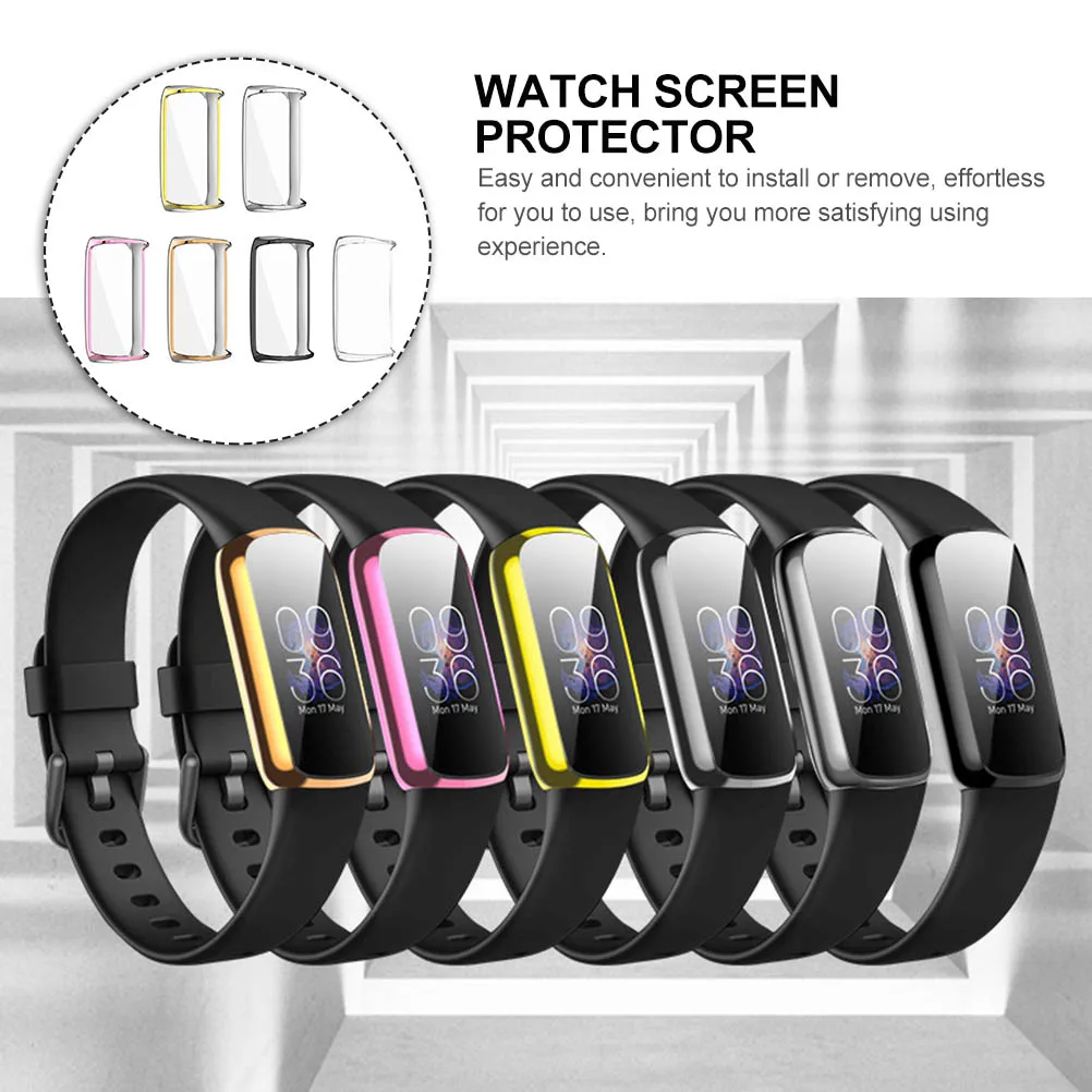 6 Pcs Watch Protection Shell TPU Smartwatch Screen Case Scratch Proof Anti Collision Fits All Watches Phone Accessories Durable
6 Pcs Watch Protection Shell TPU Smartwatch Screen Case Scratch Proof Anti Collision Fits All Watches Phone Accessories Durable