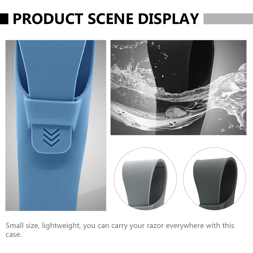 4pcs Case Silicone Shaver Travel Bag Travel Supplies Small Size Manual Protector Drainage Holes Durable Safety
4pcs Case Silicone Shaver Travel Bag Travel Supplies Small Size Manual Protector Drainage Holes Durable Safety
