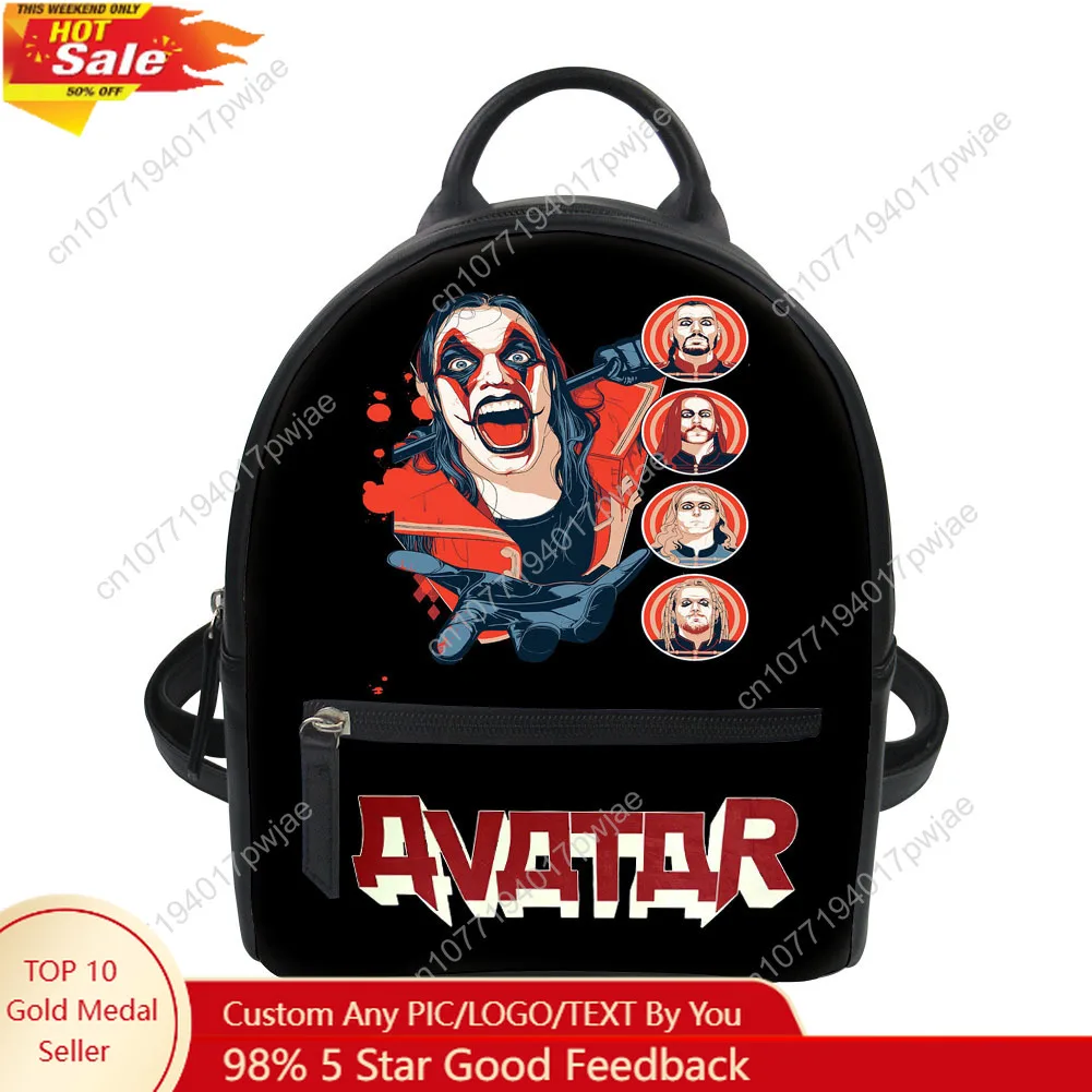 Avatar Heavy Metal Band Custom Mini Small Backpack Purse Carter Schoolbags Double Shoulder Bag Mini Daypack Leather Travel Bag
Avatar Heavy Metal Band Custom Mini Small Backpack Purse Carter Schoolbags Double Shoulder Bag Mini Daypack Leather Travel Bag