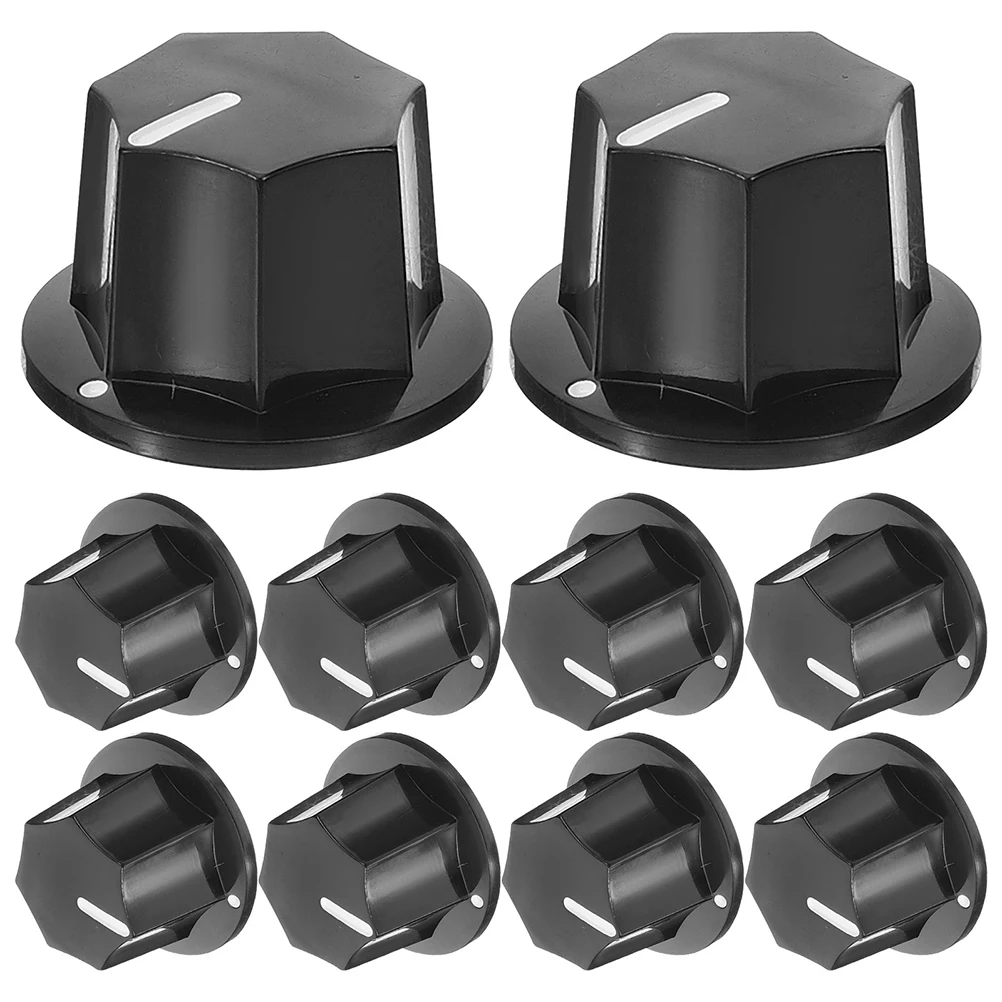 20pcs Electric Guitar Amplifier Potentiometer Knobs Volume Caps Replacement Black Instrument Parts Accessories
20pcs Electric Guitar Amplifier Potentiometer Knobs Volume Caps Replacement Black Instrument Parts Accessories
