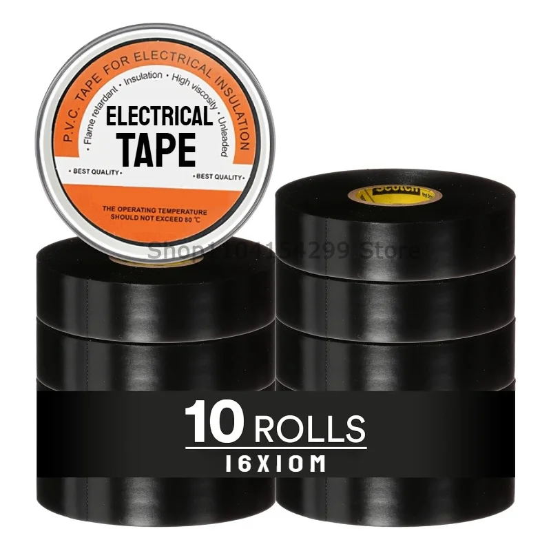 10/100M High-Temperature Resistant Black Rubber Electrical Tape Durable and Soft Insulating Adhesive, Used for Industrial
10/100M High-Temperature Resistant Black Rubber Electrical Tape Durable and Soft Insulating Adhesive, Used for Industrial