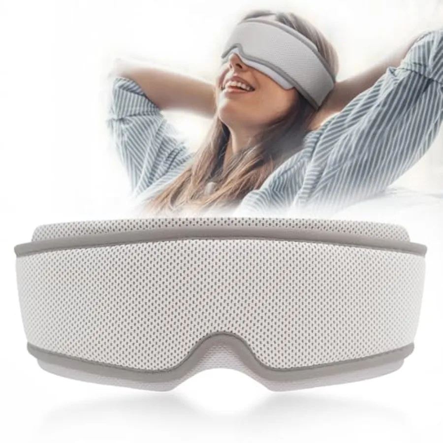 Heated Eye Mask for Dry Eyes Cooling Sleep Mask for Puffy Eyes Relief - Reusable Therapy Compress Gel Packs Migraine and Dark C
Heated Eye Mask for Dry Eyes Cooling Sleep Mask for Puffy Eyes Relief - Reusable Therapy Compress Gel Packs Migraine and Dark C