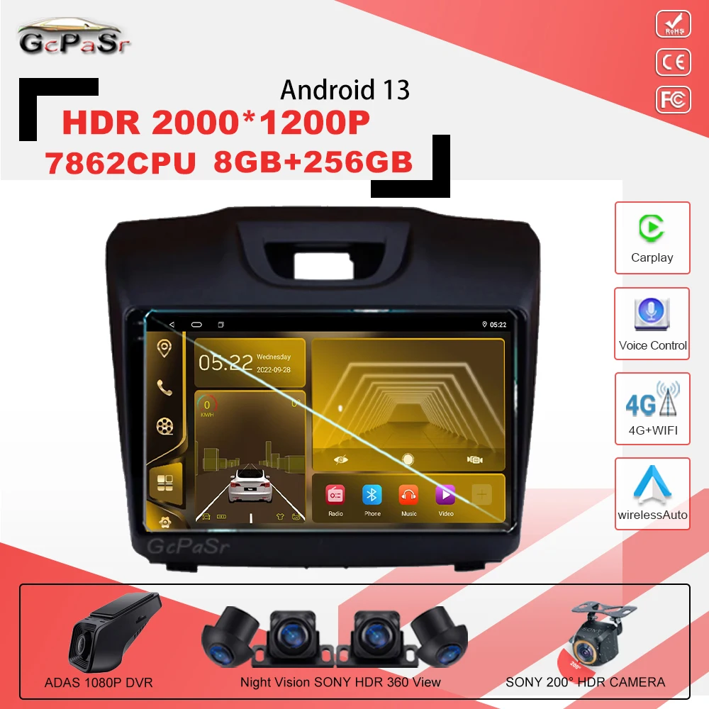 Автомагнитола на Android 13 для Chevrolet Holden, Колорадо S10, Isuzu D-Max 2012-2018 7862CPU, радио, видео, GPS, Carplay, стерео, 2din
Автомагнитола на Android 13 для Chevrolet Holden, Колорадо S10, Isuzu D-Max 2012-2018 7862CPU, радио, видео, GPS, Carplay, стерео, 2din