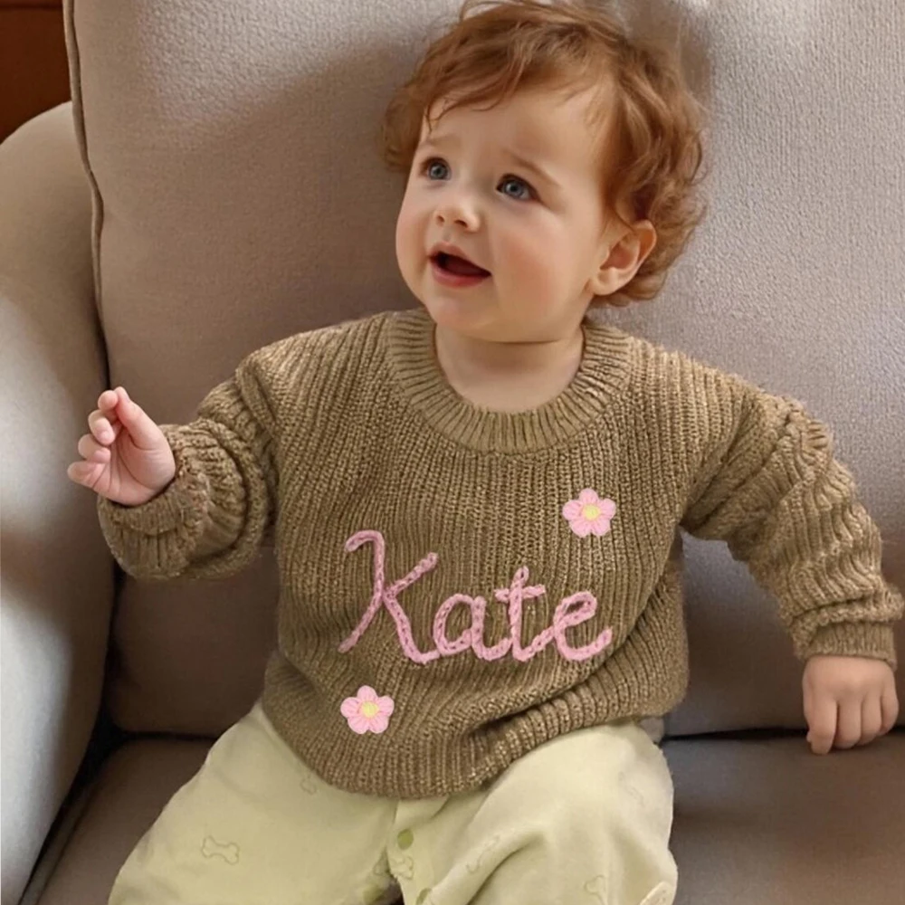 Autumn Baby Girls Boys Sweaters Coat Kids Knitting Pullovers Tops Baby Boys Girls Solid Color Basic Cotton Long Sleeve Sweater
Autumn Baby Girls Boys Sweaters Coat Kids Knitting Pullovers Tops Baby Boys Girls Solid Color Basic Cotton Long Sleeve Sweater