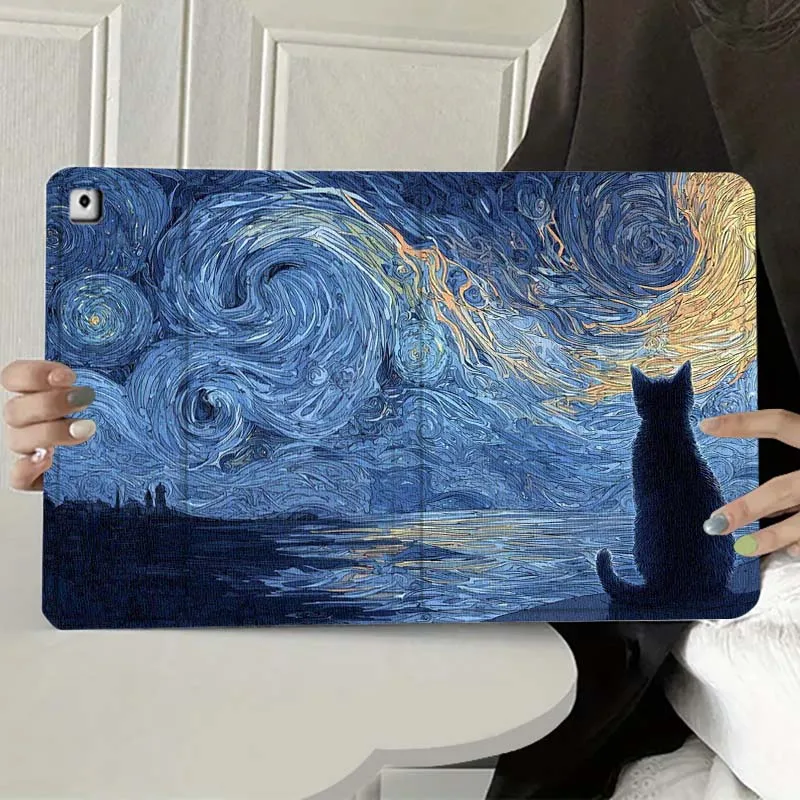 Art Oil Painting Color Cat Gift For Apple iPad Pro Air 13 2 7th 6th 2025 M2 M3 M4 M512.9 13 inch Foldable Tablet Case
Art Oil Painting Color Cat Gift For Apple iPad Pro Air 13 2 7th 6th 2025 M2 M3 M4 M512.9 13 inch Foldable Tablet Case