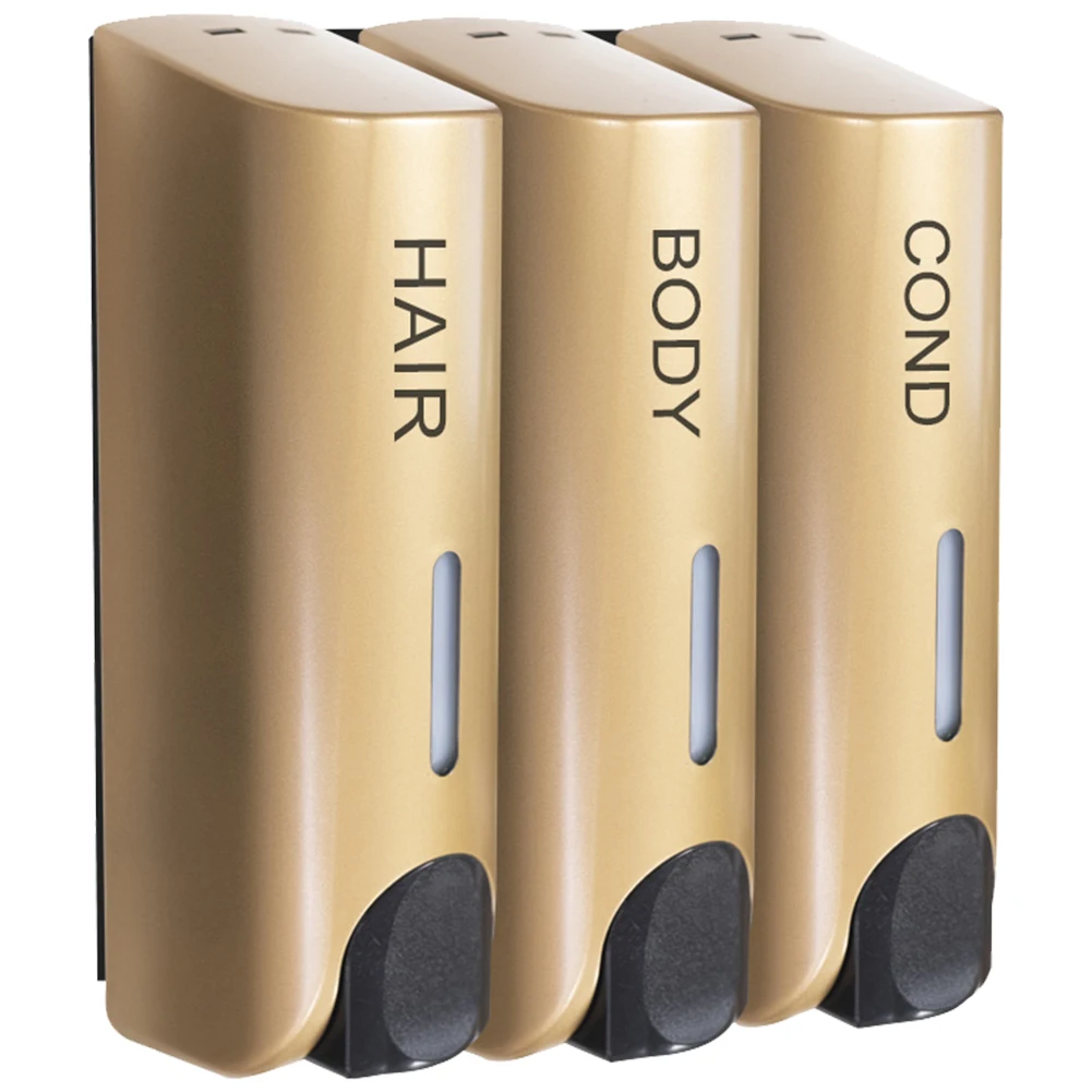 Triple 350ml Shampoo and Conditioner Dispenser Heat-Resistant Wall-Mount Washing Lotion Soap Container for Bathroom Accessories
Triple 350ml Shampoo and Conditioner Dispenser Heat-Resistant Wall-Mount Washing Lotion Soap Container for Bathroom Accessories