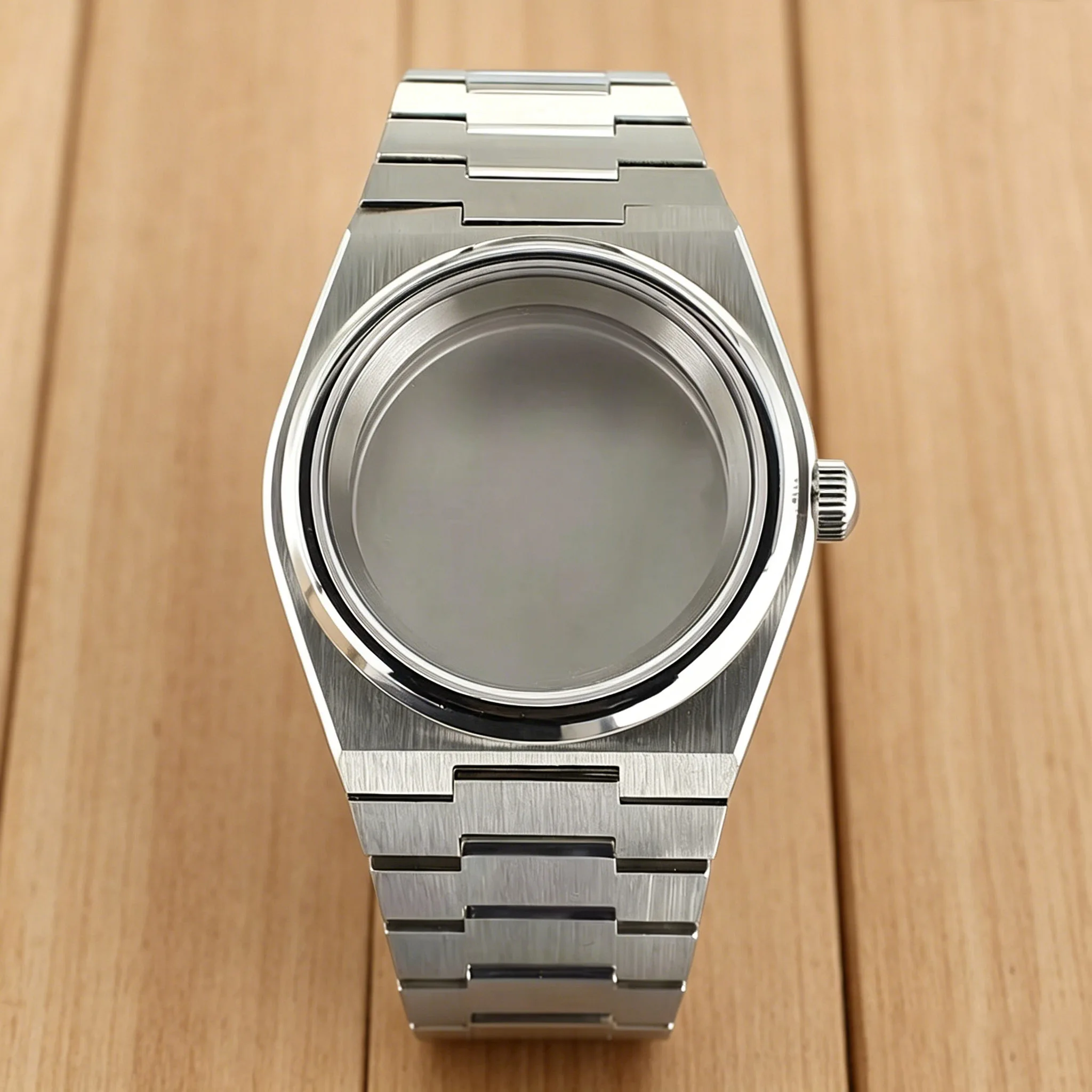 Sapphire 40mm NH35 Silvery Watch Case Fashion Waterproof Part For PRX Super Player NH35 NH36 NH38 Movement Stainless Steel Strap
Sapphire 40mm NH35 Silvery Watch Case Fashion Waterproof Part For PRX Super Player NH35 NH36 NH38 Movement Stainless Steel Strap