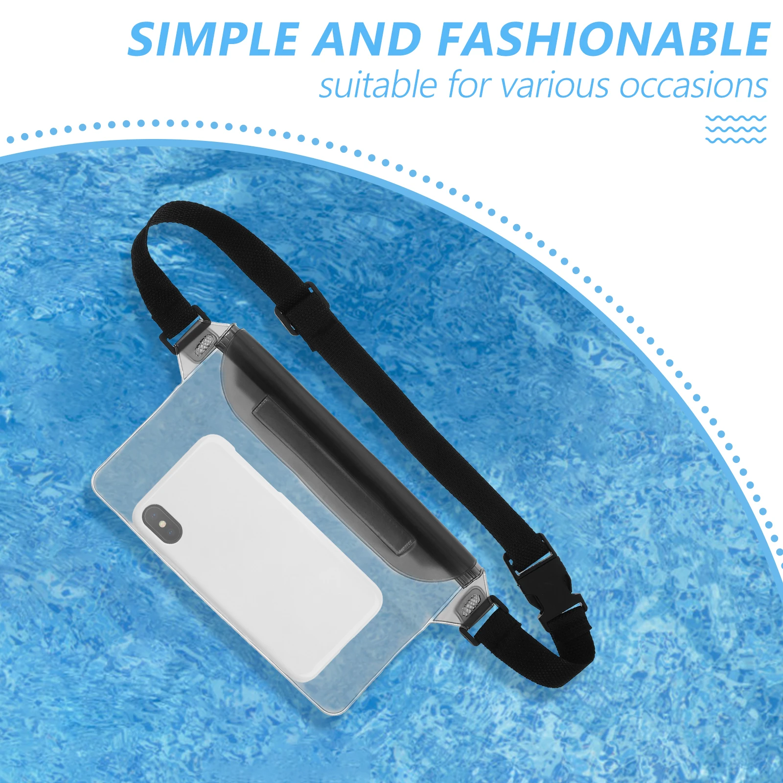 2 Pcs Universal Waterproof Bag Belt Cell Phone Waist Pouch Dry Pvc Strap Mobile
2 Pcs Universal Waterproof Bag Belt Cell Phone Waist Pouch Dry Pvc Strap Mobile