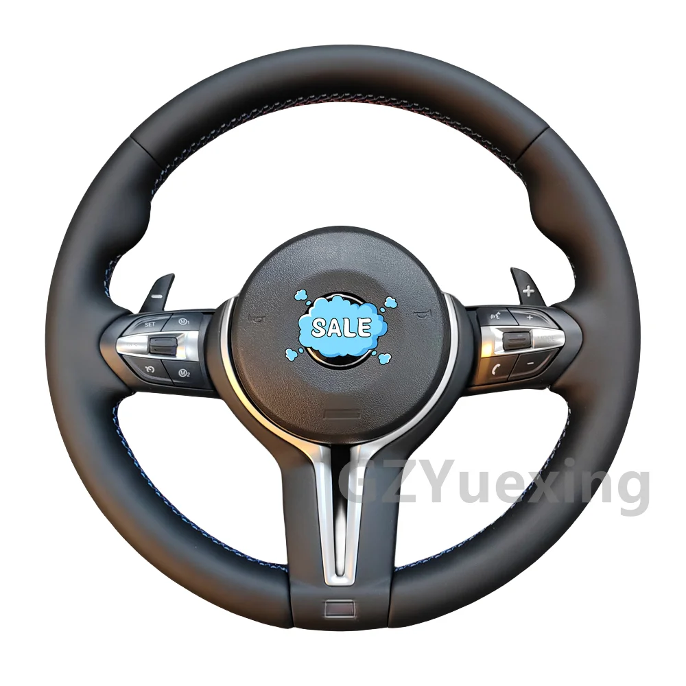 Автомобильный черный руль из натуральной кожи для Bm-w 3, 5, серии F10 F30 M3 M5
Автомобильный черный руль из натуральной кожи для Bm-w 3, 5, серии F10 F30 M3 M5