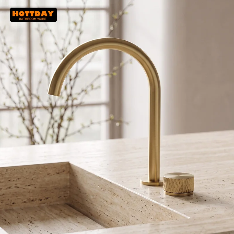 Brushed gold Basin Mixer Faucet Bathroom Countertop Cold Hot Water Faucet Single Handle Brass Lavatory Vessel Sink Tap Basin Tap
Brushed gold Basin Mixer Faucet Bathroom Countertop Cold Hot Water Faucet Single Handle Brass Lavatory Vessel Sink Tap Basin Tap