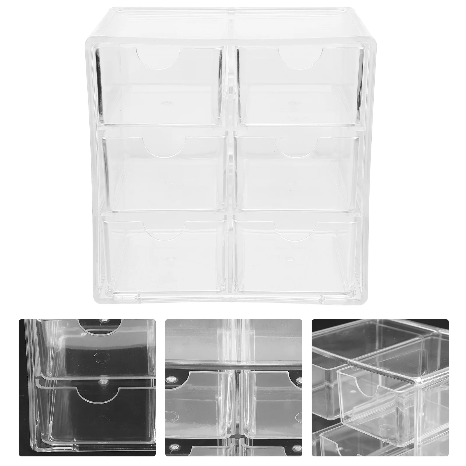 Stackable 2 Tier Drawer Storage Box Transparent Organizer Makeup Stationery Jewelry Display Countertop Desktop Storage
Stackable 2 Tier Drawer Storage Box Transparent Organizer Makeup Stationery Jewelry Display Countertop Desktop Storage