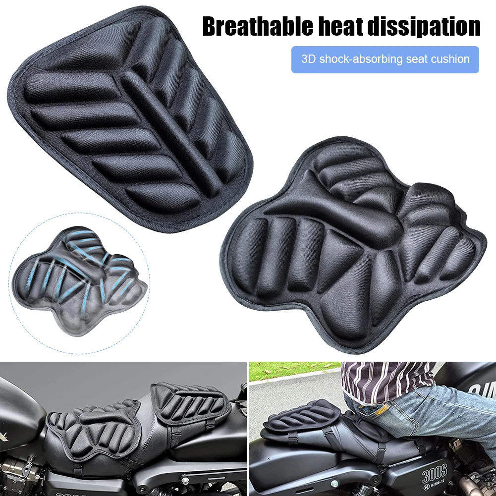 Motorcycle 3D Shock-Absorbing Seat Cushion Heat-Insulating & UV-Protective All-Season Electric Scooter Anti-Slip Seat Cover
Motorcycle 3D Shock-Absorbing Seat Cushion Heat-Insulating & UV-Protective All-Season Electric Scooter Anti-Slip Seat Cover