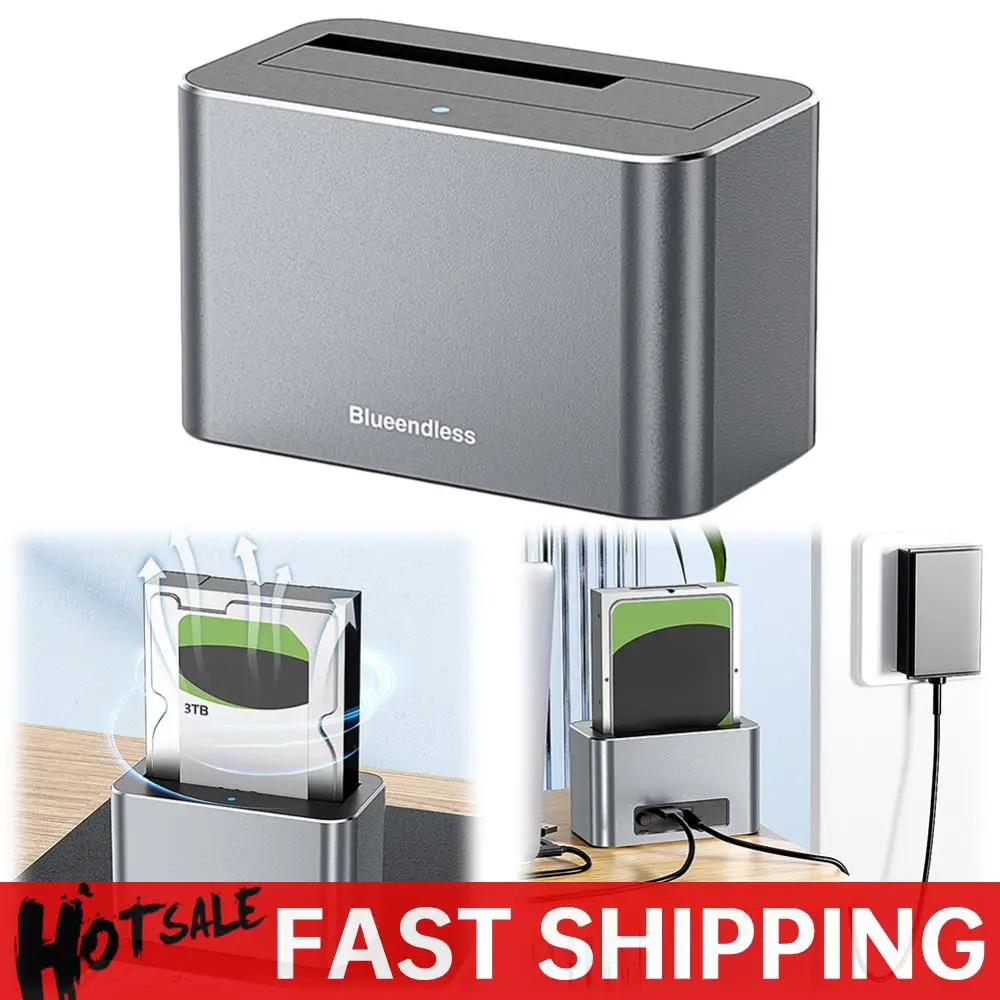 Hard Drive Dock USB3.0 To SATA External Hard Drive Docking Station 5Gbps SAS To USB 3.0 Adapter for 2.5/3.5 in SATA/SAS HDD SSD
Hard Drive Dock USB3.0 To SATA External Hard Drive Docking Station 5Gbps SAS To USB 3.0 Adapter for 2.5/3.5 in SATA/SAS HDD SSD