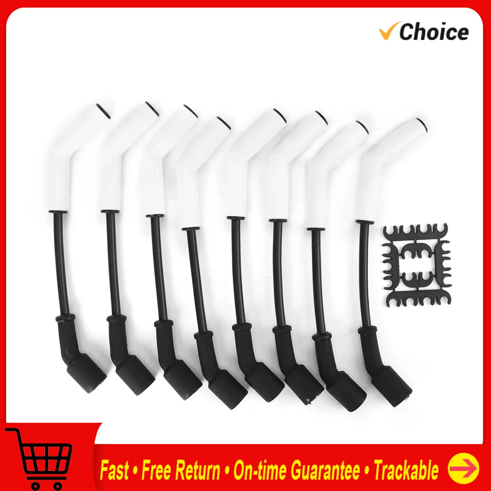 9070C Spark Plug Cable Ignition Cable Kit Spark Plug Wire Ceramic Boot Ignition Cable Replacement 9070C Fit for LS/LT Engines
9070C Spark Plug Cable Ignition Cable Kit Spark Plug Wire Ceramic Boot Ignition Cable Replacement 9070C Fit for LS/LT Engines