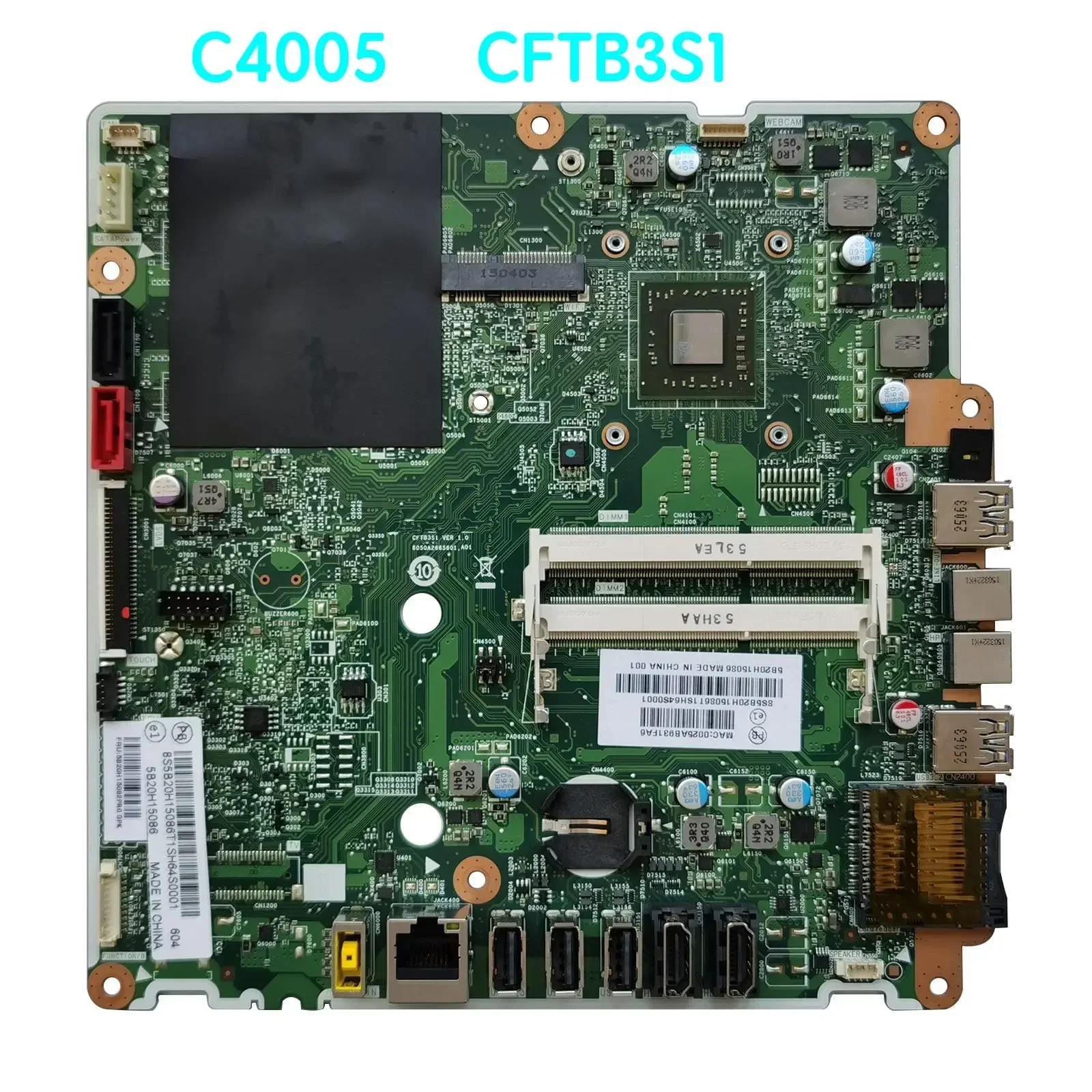 Подходит для Lenovo C4005 C40-05, материнская плата 5B20H15086 CFTB3S1 VER:1.0, материнская плата, 100% протестирована, полностью работает
Подходит для Lenovo C4005 C40-05, материнская плата 5B20H15086 CFTB3S1 VER:1.0, материнская плата, 100% протестирована, полностью работает