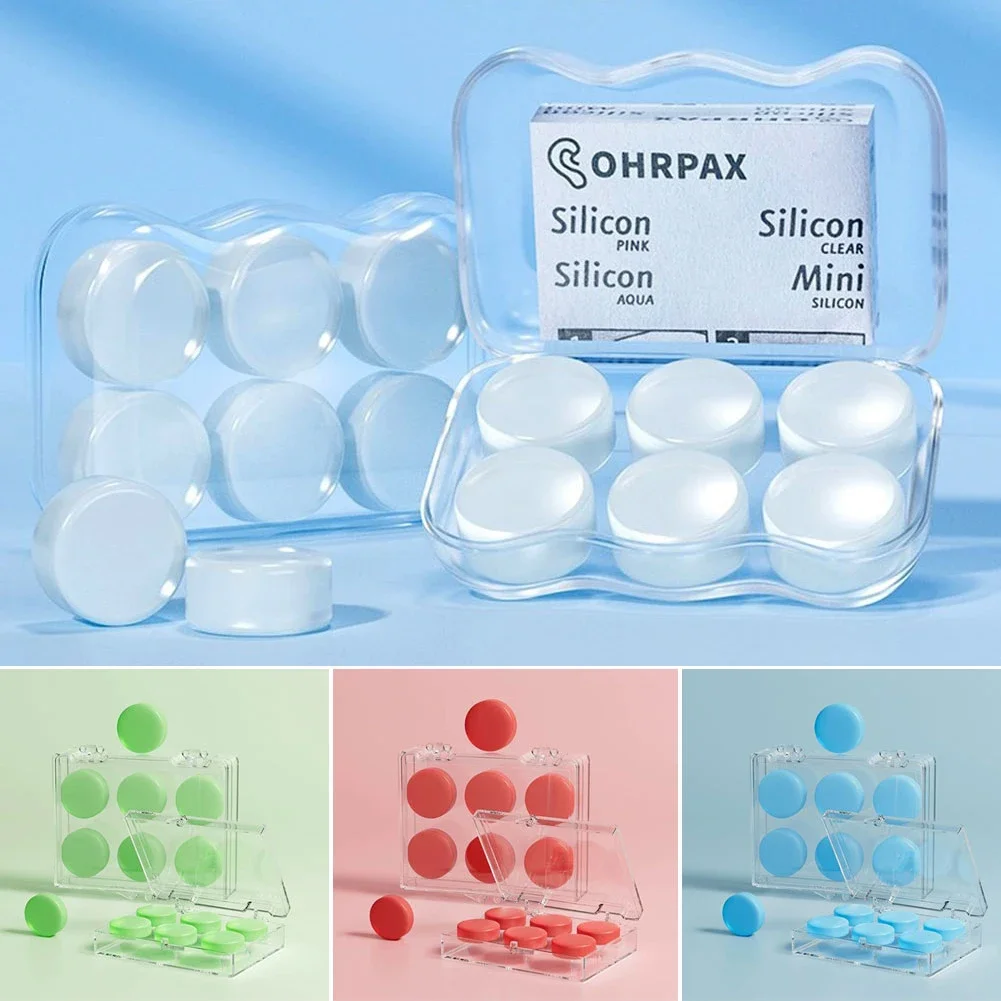 6PCS Silicone Ear Plug Reusable Silicone Wax Earplugs Swimming Moldable Earplugs Noise Reduction Cancelling Sleeping Protection
6PCS Silicone Ear Plug Reusable Silicone Wax Earplugs Swimming Moldable Earplugs Noise Reduction Cancelling Sleeping Protection