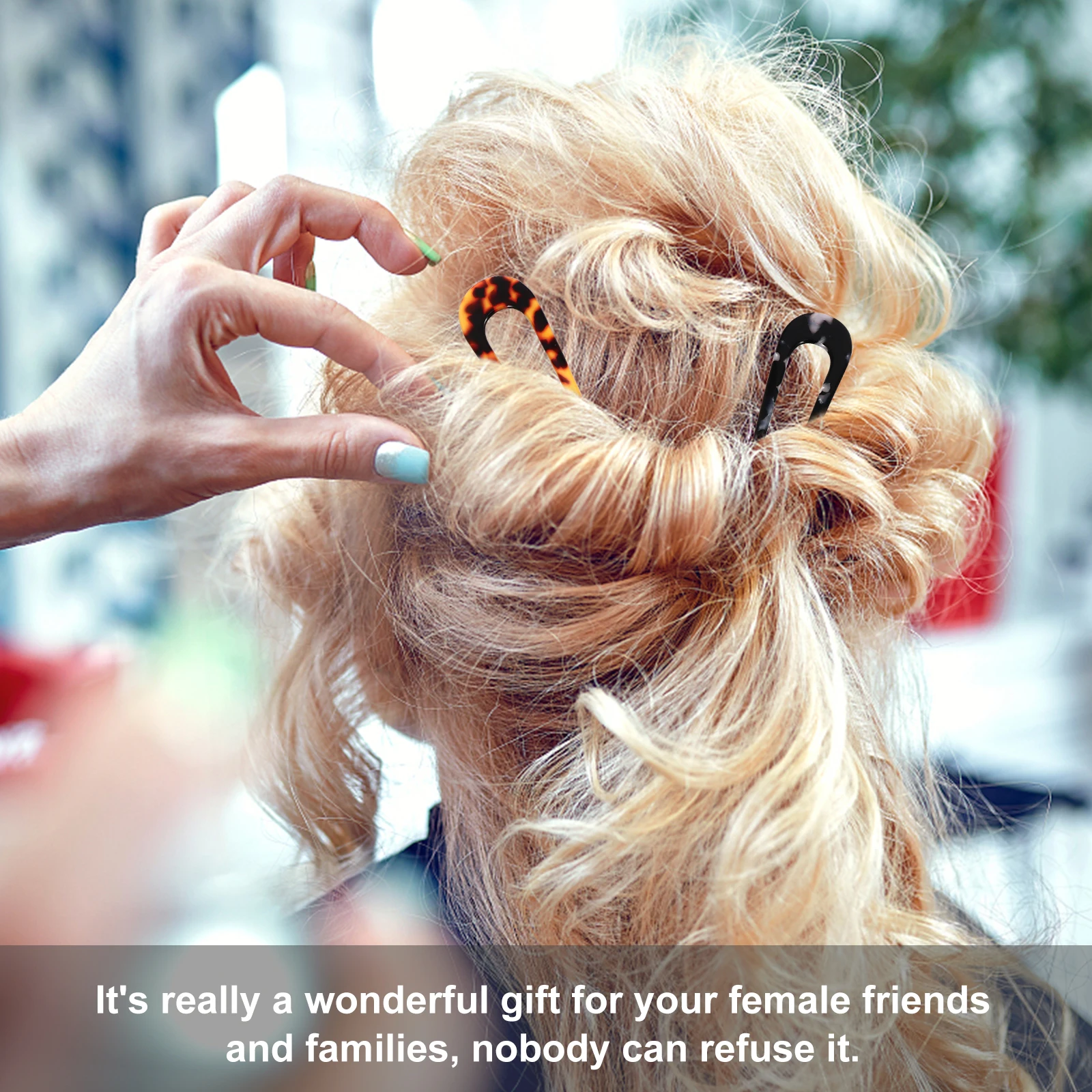 4 Pcs Vintage Hairpin U Shaped Clips Retro Hairpins Acetate Durable Safe Party Festival Travel Daily Life Stylish Design Gift 
4 Pcs Vintage Hairpin U Shaped Clips Retro Hairpins Acetate Durable Safe Party Festival Travel Daily Life Stylish Design Gift