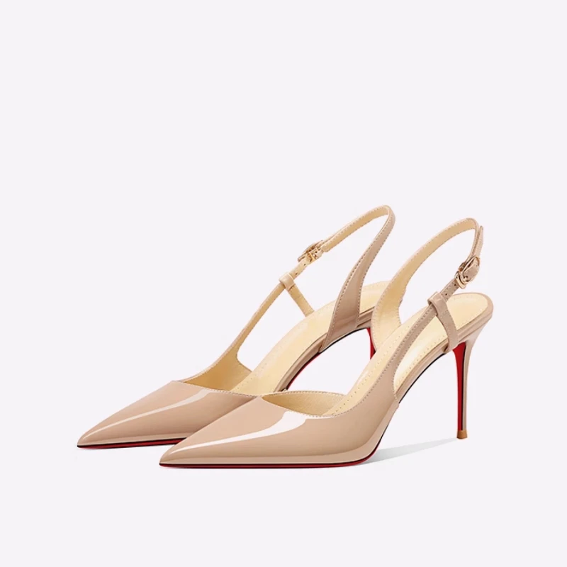 2025 New Summer Side Air Pointed Fine Heel Style Baotou One Line Buckle with High Heels Women's Sandals
2025 New Summer Side Air Pointed Fine Heel Style Baotou One Line Buckle with High Heels Women's Sandals