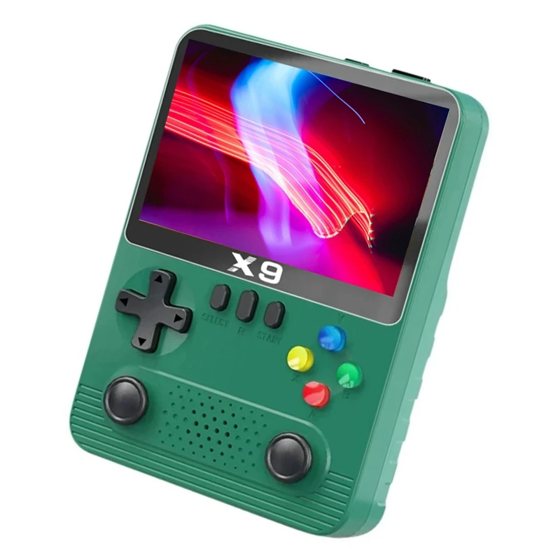AED5-X9 Handheld Game Console 3.5 Inch 10000 Games Arcade Game 6000Mah With Power Bank Function For GBA NES 11 Simulators
AED5-X9 Handheld Game Console 3.5 Inch 10000 Games Arcade Game 6000Mah With Power Bank Function For GBA NES 11 Simulators