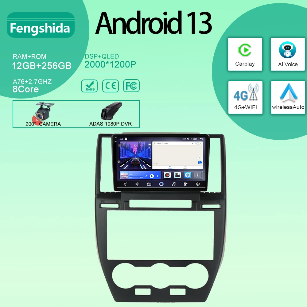Android For Land Rover Freelander 2 2006 - 2012 Car Radio GPS Navigation Multimedia Stereo Player Carplay QLED WIFI No 2 din DVD
Android For Land Rover Freelander 2 2006 - 2012 Car Radio GPS Navigation Multimedia Stereo Player Carplay QLED WIFI No 2 din DVD