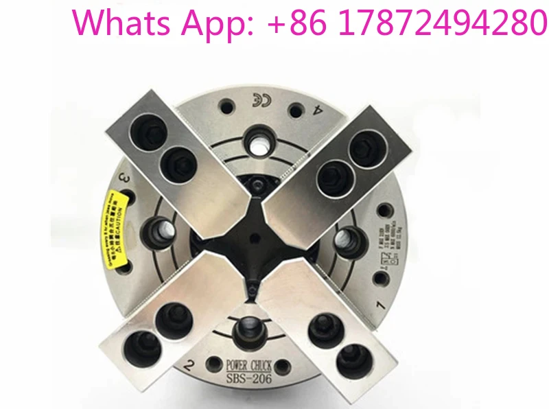 Solid Four-Jaw Hydraulic Power Chuck Oil Pressure Chuck 5" SBS-205 6" SBS-206 8" SBS-208
Solid Four-Jaw Hydraulic Power Chuck Oil Pressure Chuck 5" SBS-205 6" SBS-206 8" SBS-208