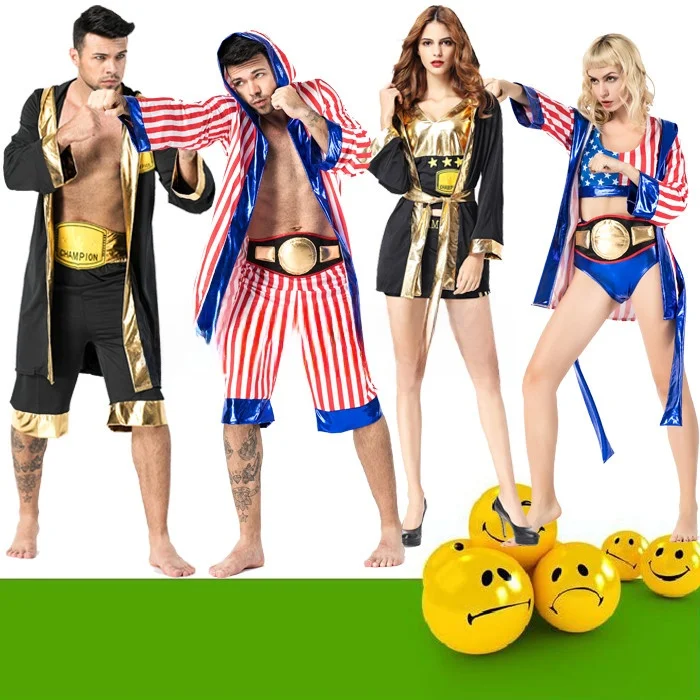 Sexy Boxer Costume Couples Halloween Party Dance Nightclub Sexy Boxer Cape Cloak Unbranded Ladies Fashion Summer 2018 Spandex
Sexy Boxer Costume Couples Halloween Party Dance Nightclub Sexy Boxer Cape Cloak Unbranded Ladies Fashion Summer 2018 Spandex