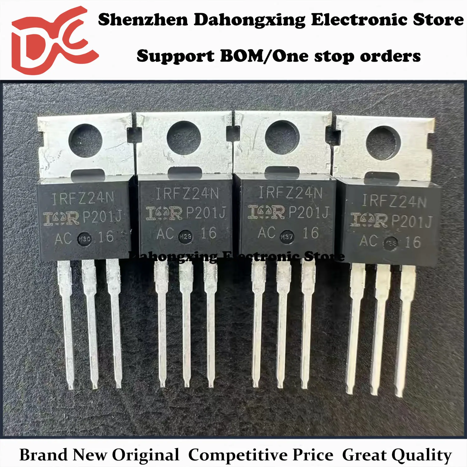 New Original 10Pcs IRFZ24N FZ24N IRF9Z24N F9Z24N TO-220 MOSFET Field-effect Transistor Electronic Components Great Quality
New Original 10Pcs IRFZ24N FZ24N IRF9Z24N F9Z24N TO-220 MOSFET Field-effect Transistor Electronic Components Great Quality