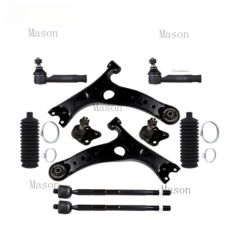 R+ 10 front control arms and ball joint tie rods suitable for Toyota RAV4 2001 - 2003
R+ 10 front control arms and ball joint tie rods suitable for Toyota RAV4 2001 - 2003