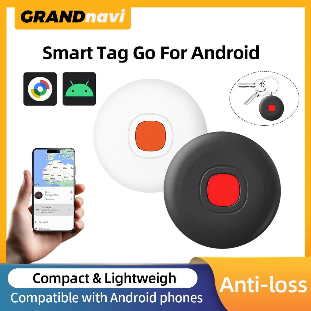 GPS Tracker for Android Phone Work with Google Find My Device Smart Tag for Keys/Wallet/Pet Anti-Lost Alarm
GPS Tracker for Android Phone Work with Google Find My Device Smart Tag for Keys/Wallet/Pet Anti-Lost Alarm