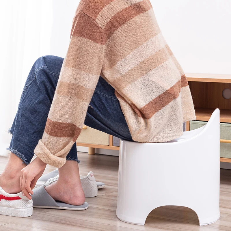 White Anti-Slip Bathroom Stool, Shoe Changing Bench, Thickened Plastic Household Stool, Children's Chair, Creative Mini Stool
White Anti-Slip Bathroom Stool, Shoe Changing Bench, Thickened Plastic Household Stool, Children's Chair, Creative Mini Stool
