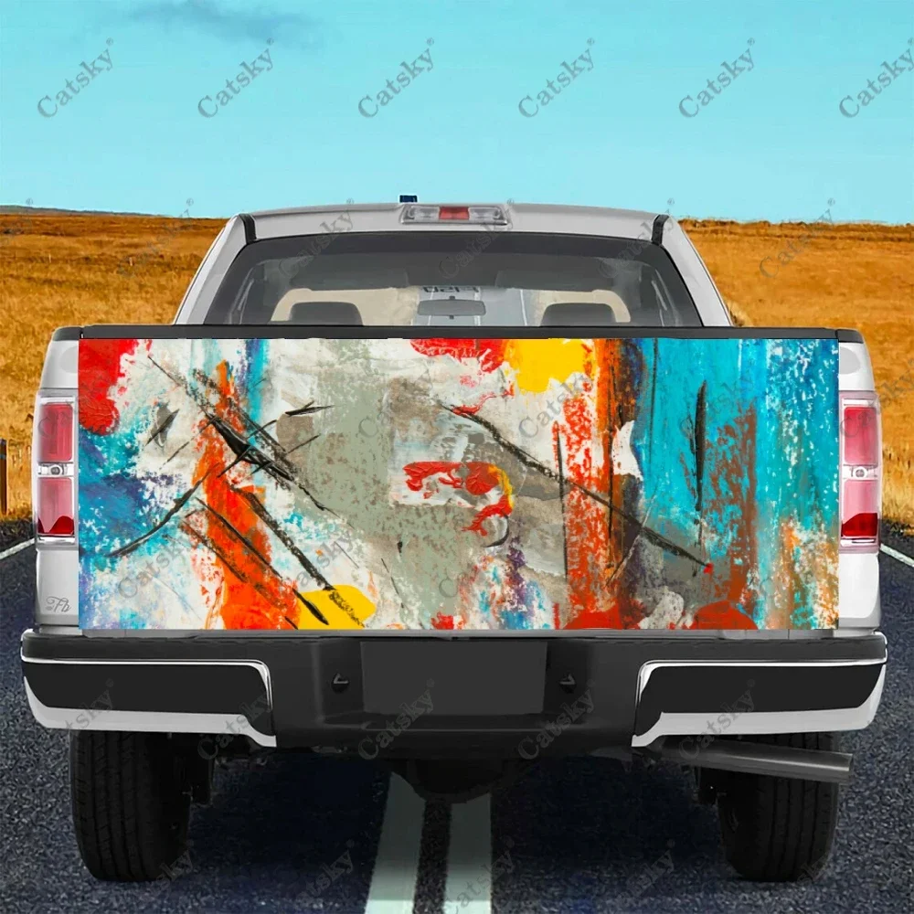Colorful Paint Truck Tailgate Sticker Decal Wrap Vinyl High-Definition Print Graphic Suitable for Pickup Trucks Weatherproof
Colorful Paint Truck Tailgate Sticker Decal Wrap Vinyl High-Definition Print Graphic Suitable for Pickup Trucks Weatherproof